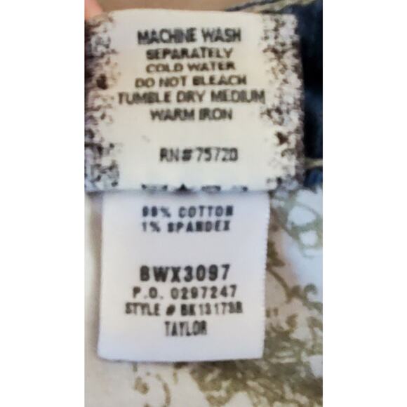 BKE Denim Medium Wash Taylor Bootcut Jeans Size 31R Missing button - Picture 7 of 7